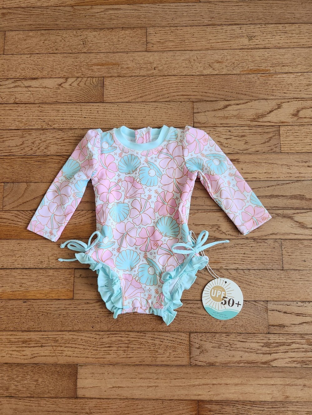 Baby Girl CADEN LANE Swim Suit Size 3-6 Months